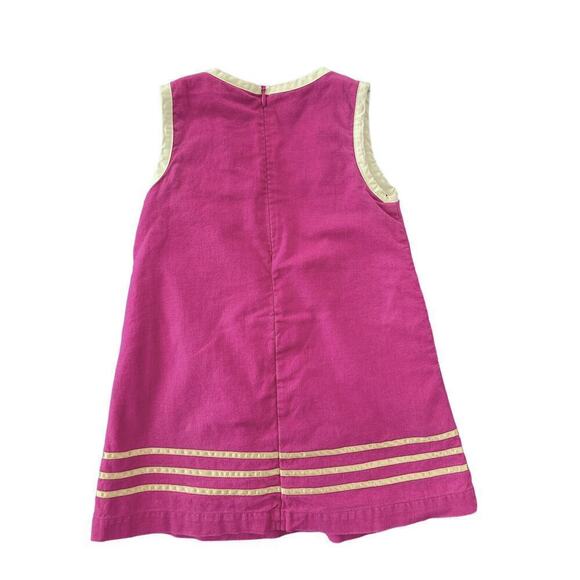 Wildflowers Purple Linen Dress 2 - Picture 5 of 5